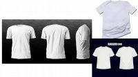 6381+ Mockup Kaos Polos Putih Depan Belakang PSD for Free