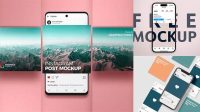 6385+ Instagram Mockup Free Download PSD Download