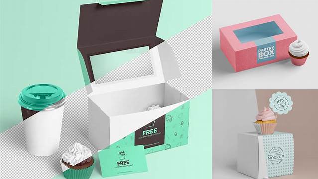 6388+ Cupcake Box Mockup Free PSD