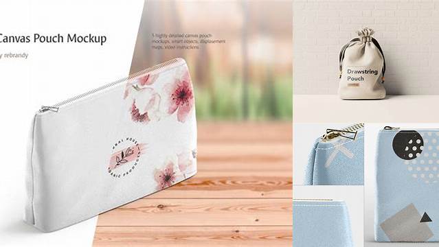 639+ Canvas Pouch Mockup Free Include TIFF