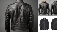 639+ Leather Jacket Mockup Free Digital Download