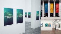 6390+ Museum Mockup Free PSD File for Designers