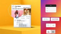 640+ Instagram Poll Mockup Free PSD Download