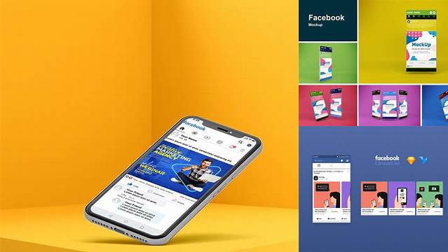 6415+ Facebook Carousel Mockup Psd 2020 High Resolution