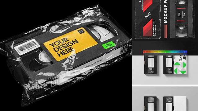 6416+ Vhs Box Mockup Fully Layered PSD Freebie