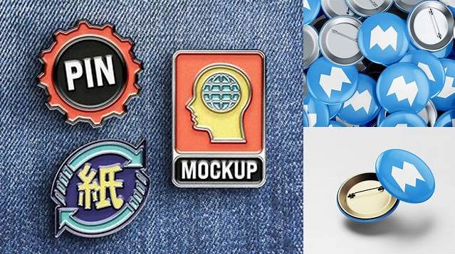 6418+ Free Pin Mockup High Resolution