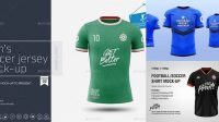 642+ Soccer Shirt Mockup PSD Download