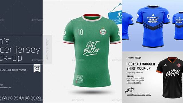 642+ Soccer Shirt Mockup PSD Download