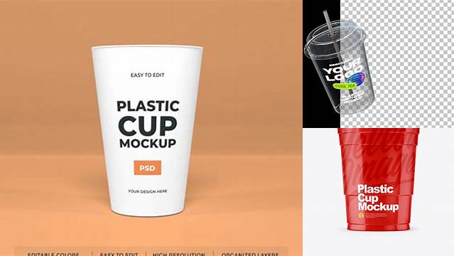 6420+ Plastic Cup Mockup For Free Download