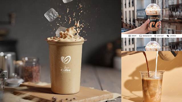 643+ Ice Coffee Cup Mockup Download Free