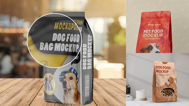 6457+ Dog Food Bag Mockup Free Professional PSD Mockup