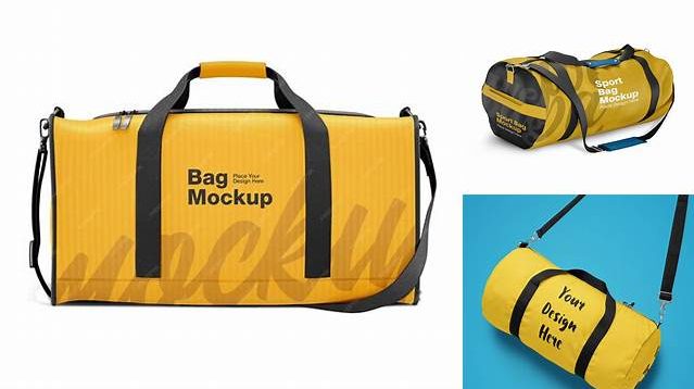 6461+ Duffle Bag Mockup Free Download Free