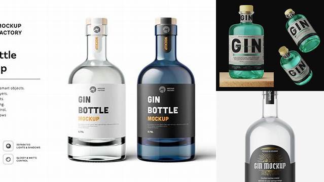 6463+ Gin Mockup Free Best Free Mockup PSD