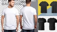 6465+ T Shirt Mockup Front And Back Psd Professional PSD Mockup