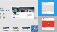 6467+ Linkedin Mockup Best Free Resource