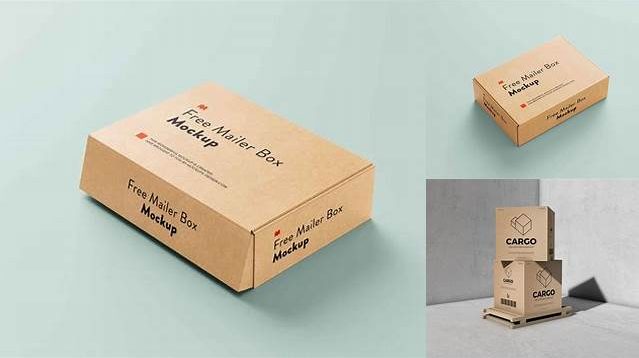 6471+ Delivery Box Mockup Smart PNG Image