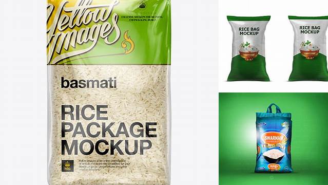 6474+ 25kg Rice Bag Mockup High Resolution