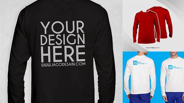 648+ Mock Up Kaos Lengan Panjang Psd Digital Download