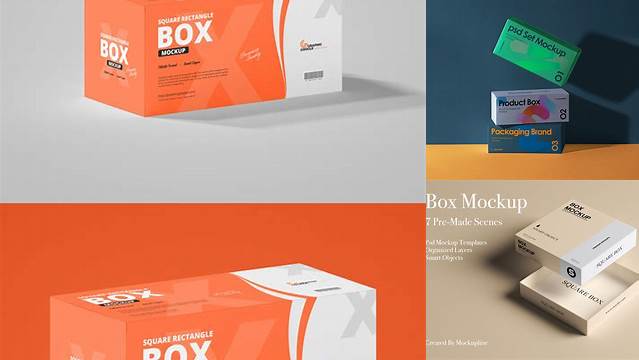 649+ Packaging Box Mockup Free Mockup Templates