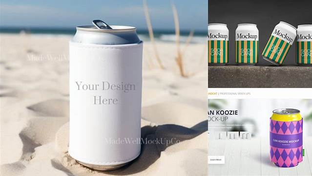 6499+ Koozie Mockup PSD File for Designers