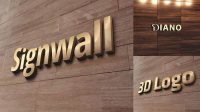 6510+ 3d Wall Logo Mockup 2 High Resolution