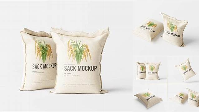 6516+ Rice Sack Mockup Best for Showcase