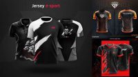 6518+ Esports Jersey Mockup PSD Free Download