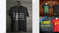 652+ Mock Up Kaos Cdr Professional PSD Mockup