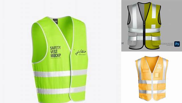 6535+ Safety Vest Mockup Psd For Free Download