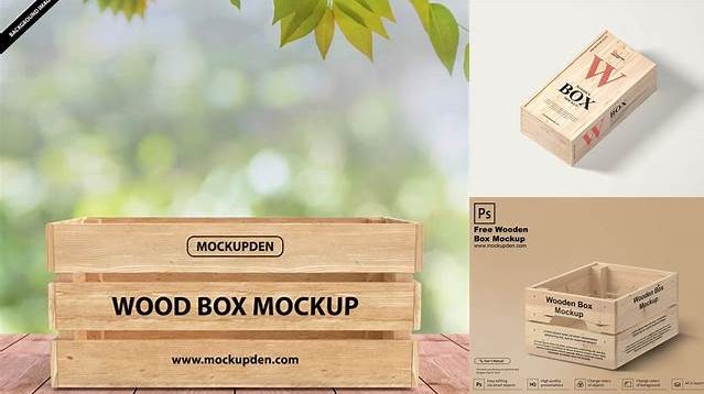 6536+ Wooden Box Mockup Custom PSD Mockup Template