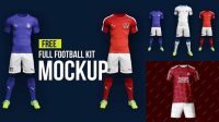 654+ Mockup Soccer Kit Free Editable PSD