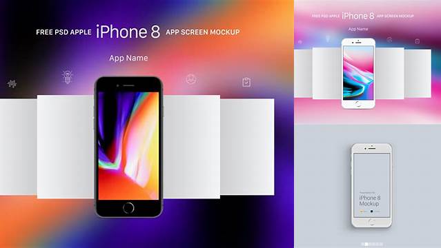 6541+ Iphone 8 Mockup Free Exclusive PSD Design Freebie