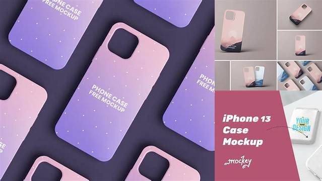 6553+ Iphone 13 Case Mockup PSD Download