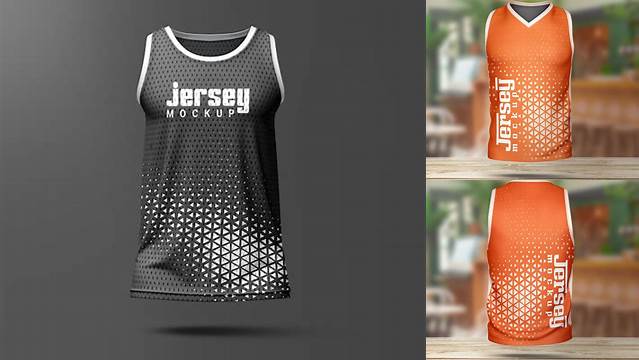 6553+ Sleeveless Jersey Mockup Digital Download