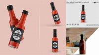 6562+ Hot Sauce Mockup Free Best for Showcase