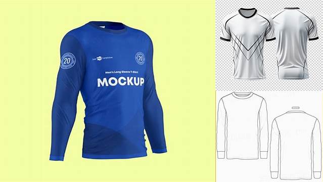 6564+ Long Sleeve Jersey Template Psd Download Free Editable PSD Template