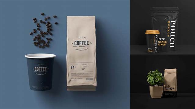 6569+ Coffee Packaging Mockup Free For Free Download