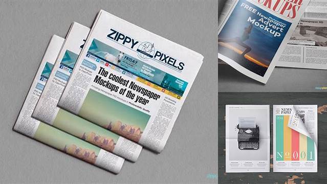 6570+ Newspaper Ad Mockup Download Free PSD