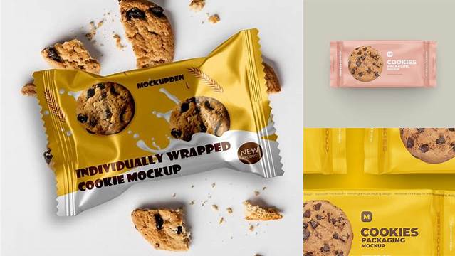 6575+ Cookies Mockup PSD Download