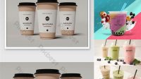 6577+ Milk Tea Mockup Modern PSD Templates