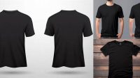 6585+ Black Shirt Mockup Psd Hight Resolution