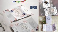 6588+ Mockup Undangan Lipat 3 Free PSD