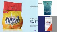 6590+ Powder Bag Mockup High-Quality Creative PSD