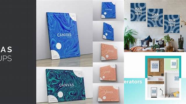 6598+ Canvas Mockup Generator Include TIFF