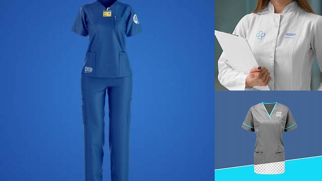 6605+ Doctor Uniform Mockup Free Digital Download