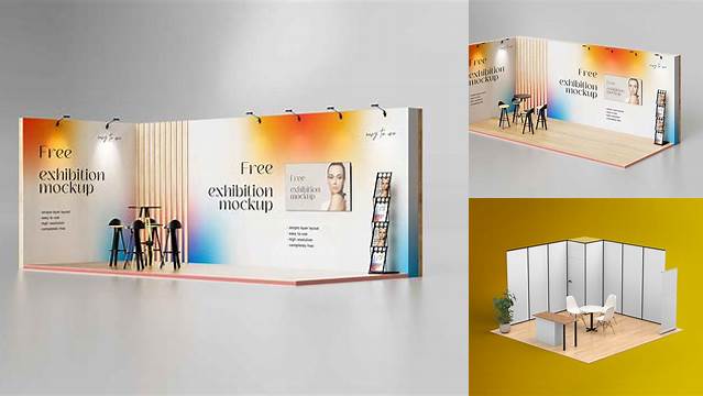 6605+ Mockups Exhibit PSD Download