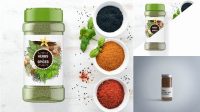 6610+ Spice Jar Mockup Free Easy Editable