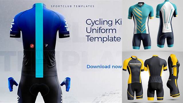 6611+ Cycling Kit Mockup Include TIFF