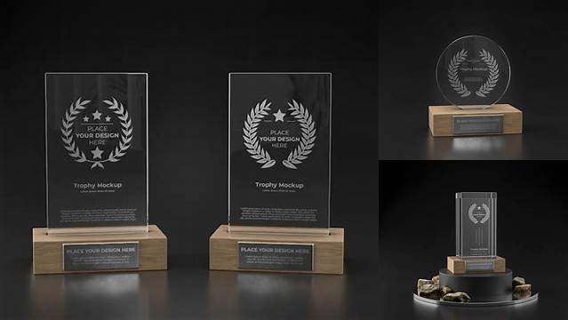 6614+ Trophy Mockup Include TIFF