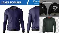 6618+ Download Mockup Jaket Bomber Psd PSD Download